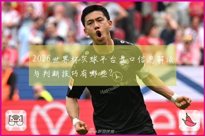 2026世界杯买球平台盘口信息解读与判断技巧有哪些？
